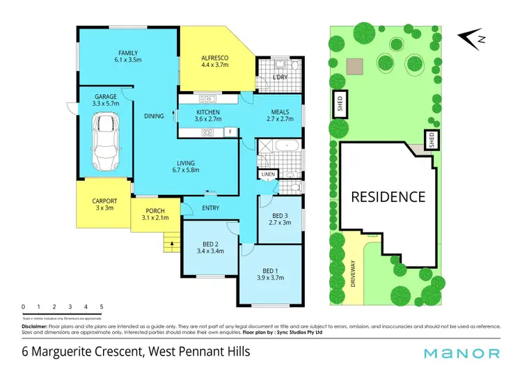 Floorplan of Homely house listing, 6 Marguerite Crescent, West Pennant Hills NSW 2125