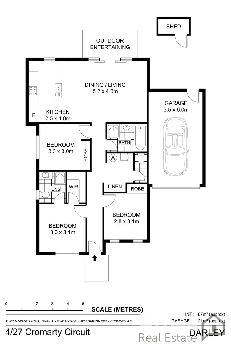 Floorplan of Homely townhouse listing, 4/27 Cromarty Circuit, Darley VIC 3340