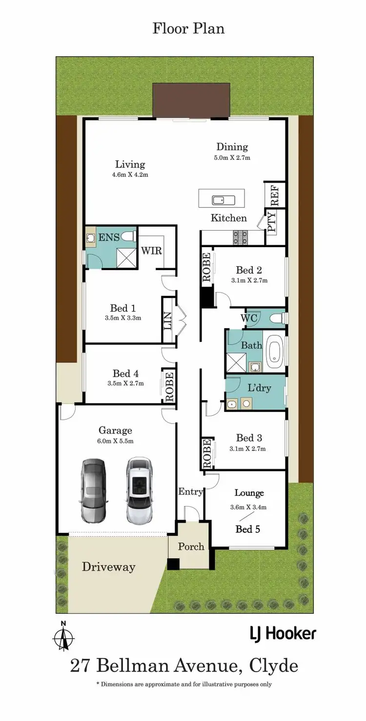 Floorplan of Homely house listing, 27 Bellman Avenue, Clyde VIC 3978