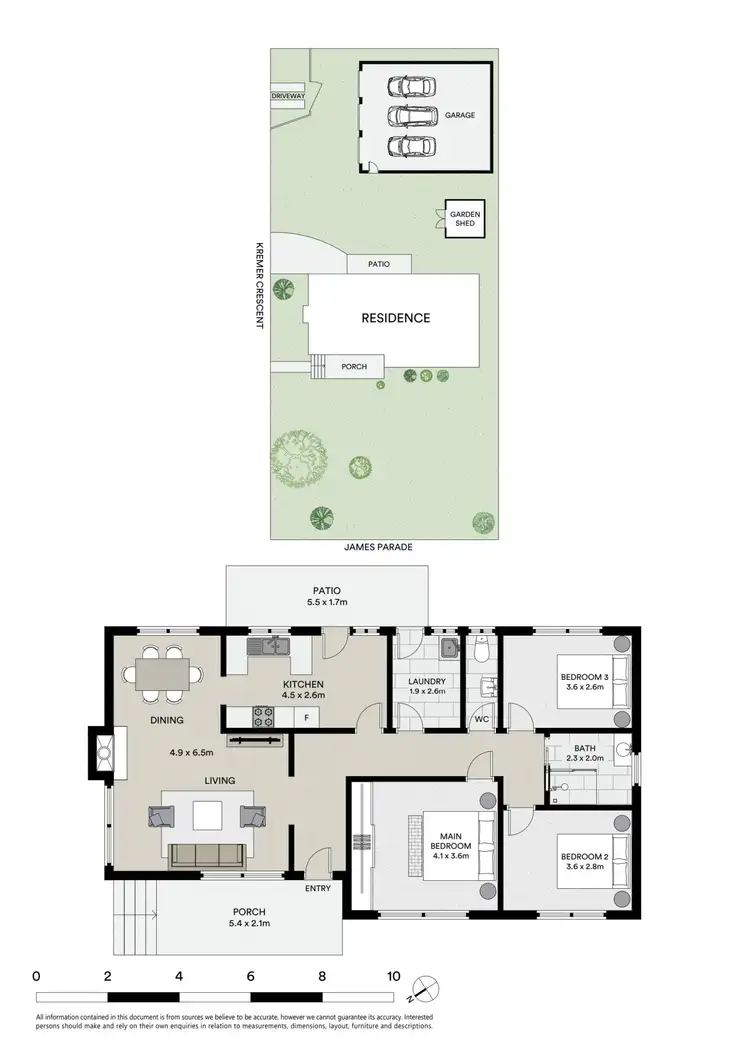 Floorplan of Homely house listing, 21 James Parade, Wallerawang, Lithgow NSW 2790