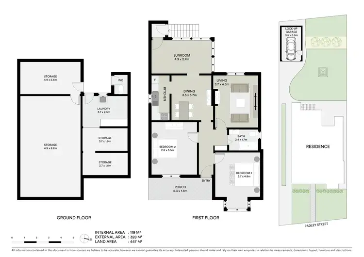 Floorplan of Homely house listing, 22 Padley Street, Lithgow NSW 2790