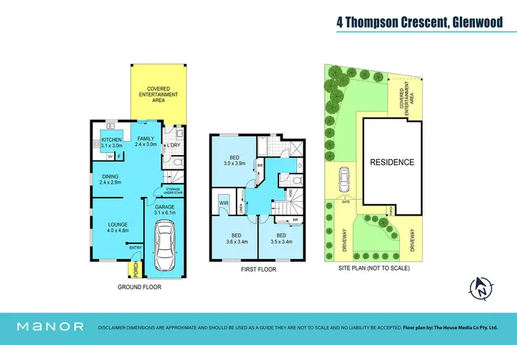Floorplan of Homely house listing, 4 Thompson Crescent, Glenwood NSW 2768