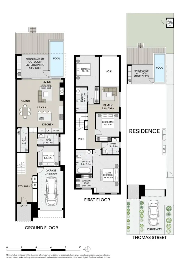 Floorplan of Homely semi-detached listing, 72 Thomas Street, Picnic Point NSW 2213