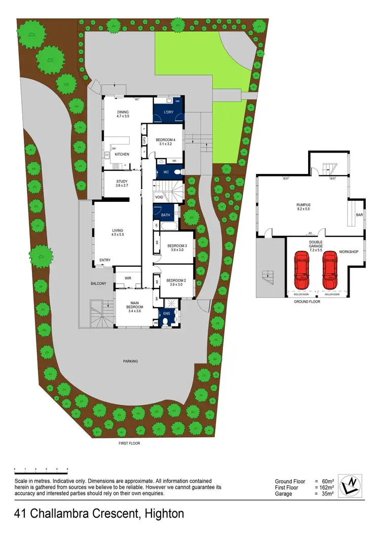 Floorplan of Homely house listing, 41 Challambra Crescent, Highton VIC 3216
