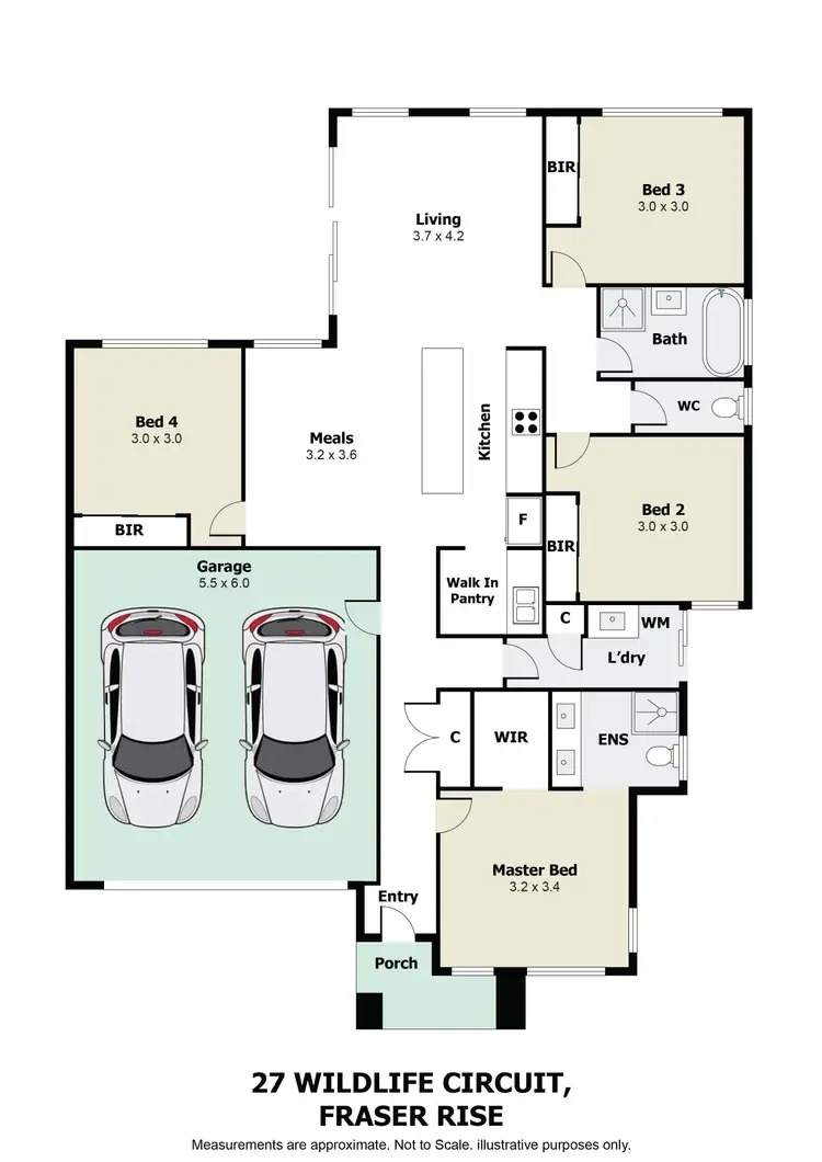 Floorplan of Homely house listing, 27 Wildlife Circuit, Fraser Rise VIC 3336