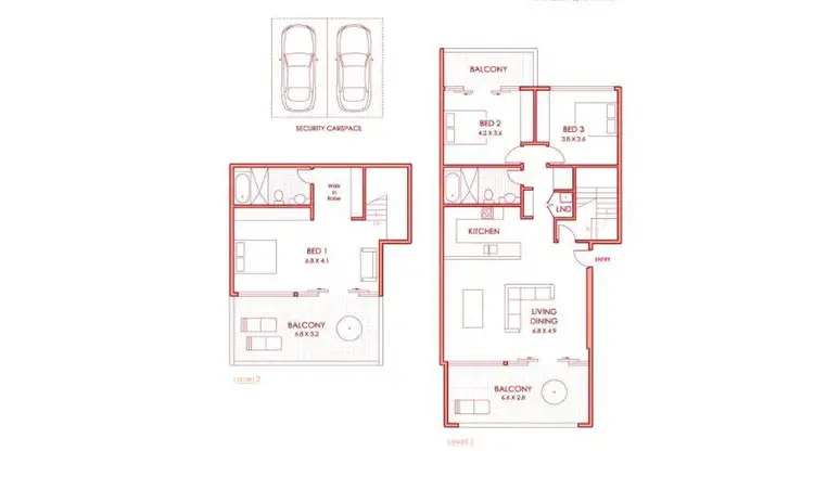 Floorplan of Homely apartment listing, 132/26 Jasmine Street, Botany NSW 2019