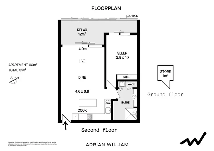Floorplan of Homely apartment listing, 9/161 Bedford Street, Newtown NSW 2042