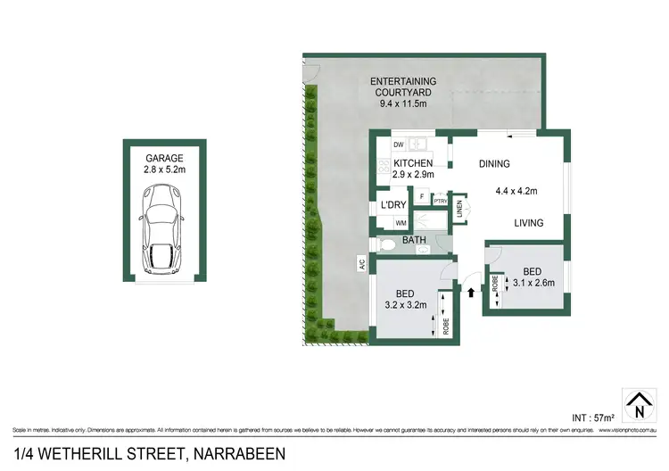 Floorplan of Homely apartment listing, 1/4 Wetherill Street, Narrabeen NSW 2101