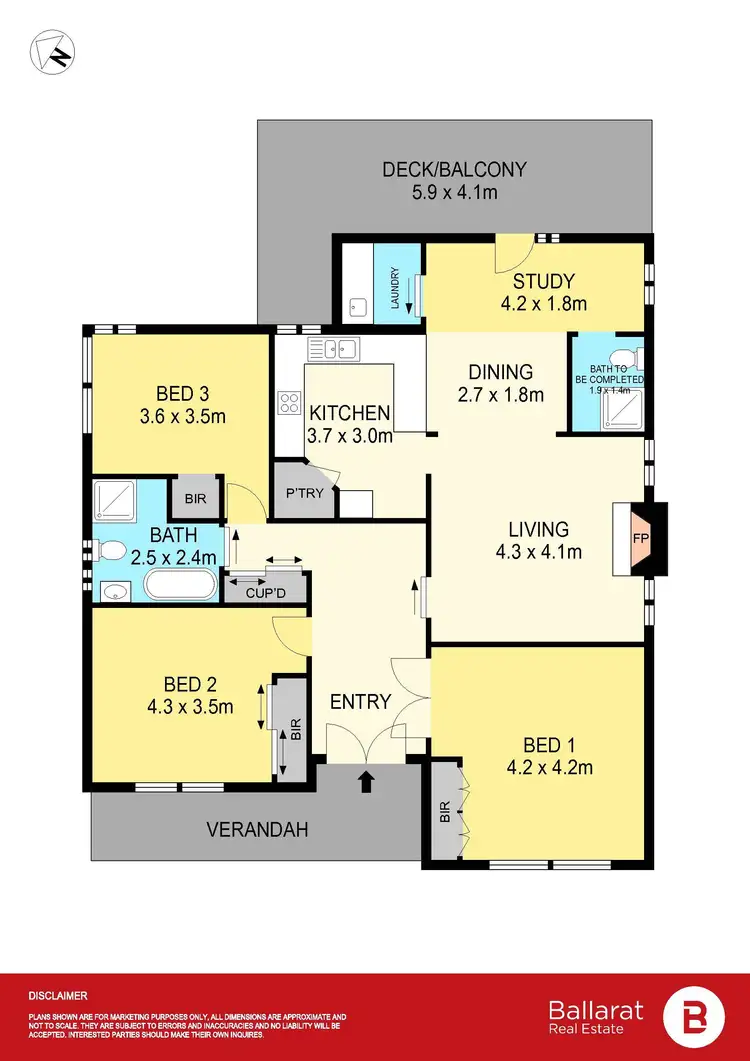 Floorplan of Homely house listing, 27 Young Street, Golden Point VIC 3350