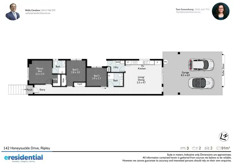 Floorplan of Homely house listing, 142 Honeysuckle Drive, Ripley QLD 4306