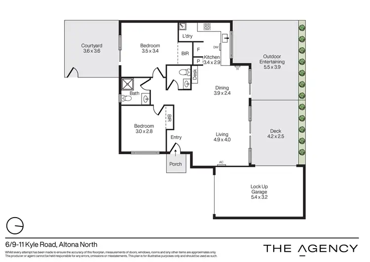 Floorplan of Homely unit listing, 6/9-11 Kyle Road, Altona North VIC 3025