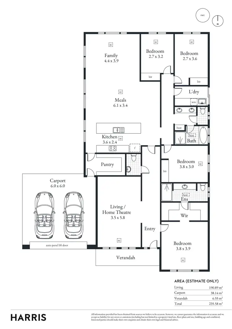 Floorplan of Homely house listing, 5 Saunders Close, Mount Barker SA 5251