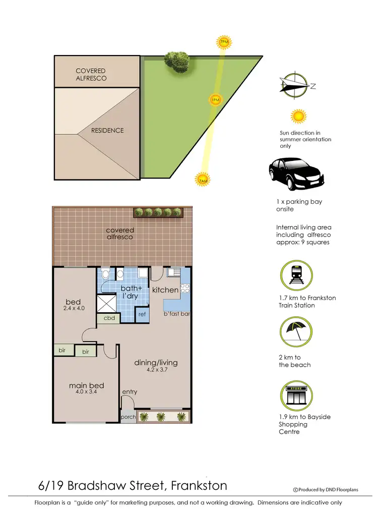 Floorplan of Homely house listing, 6/19 Bradshaw Street, Frankston VIC 3199