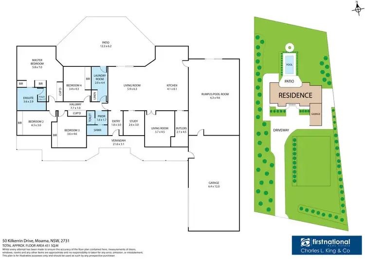 Floorplan of Homely house listing, 50 Kilkerrin Drive, Moama NSW 2731