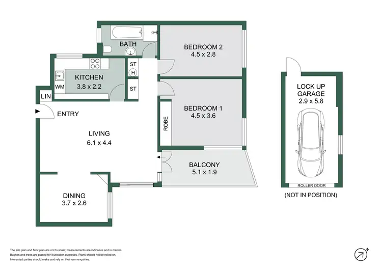 Floorplan of Homely apartment listing, 25/8-10 Milner Crescent, Wollstonecraft NSW 2065