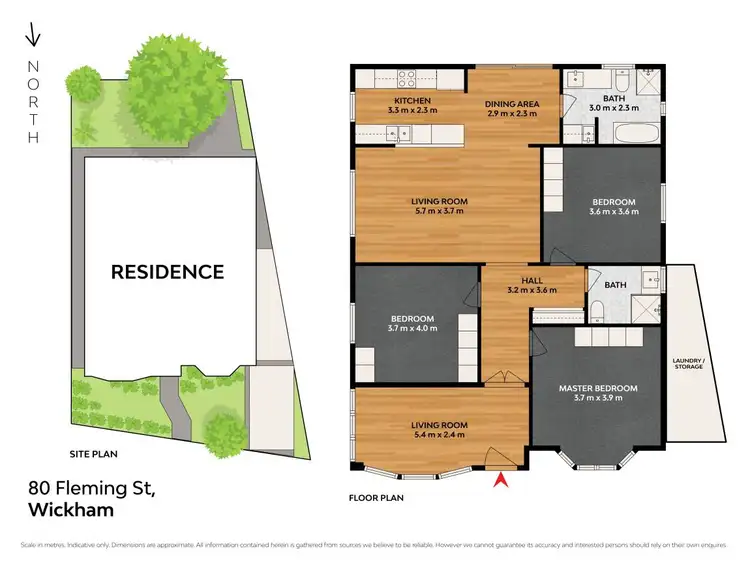 Floorplan of Homely house listing, 80 Fleming Street, Islington NSW 2296