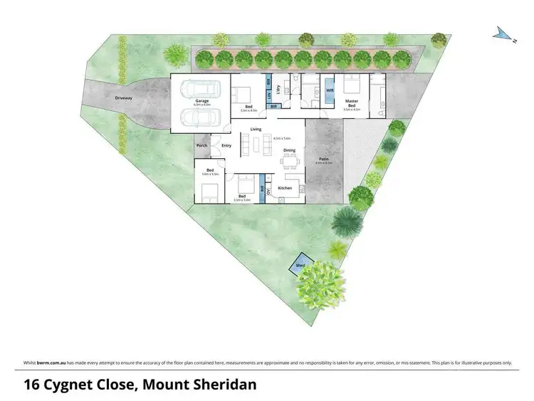 Floorplan of Homely house listing, 16 Cygnet Close, Mount Sheridan QLD 4868