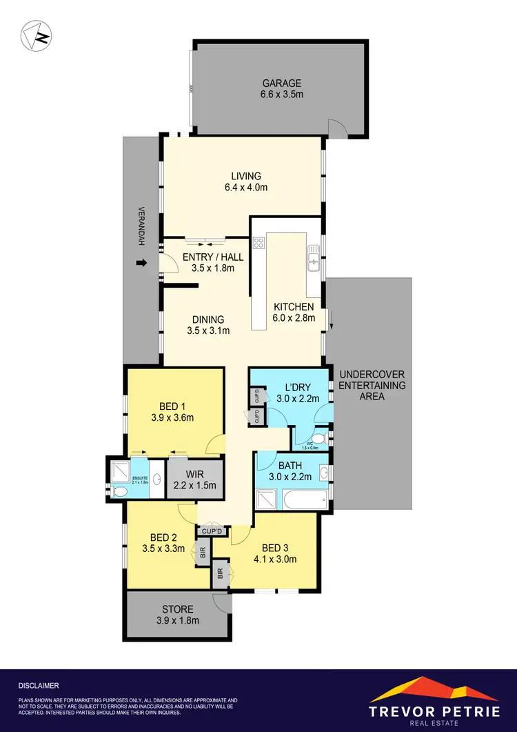 Floorplan of Homely house listing, 9 Bogart Drive, Wendouree VIC 3355