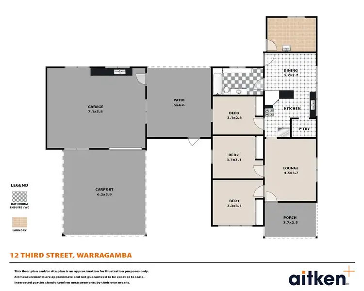 Floorplan of Homely house listing, 12 Third Street, Warragamba NSW 2752