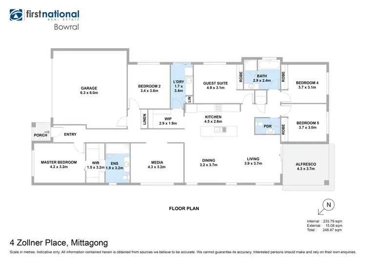 Floorplan of Homely house listing, 4 Zollner Place, Mittagong NSW 2575