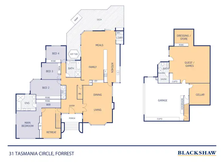 Floorplan of Homely house listing, 31 Tasmania Circle, Forrest ACT 2603