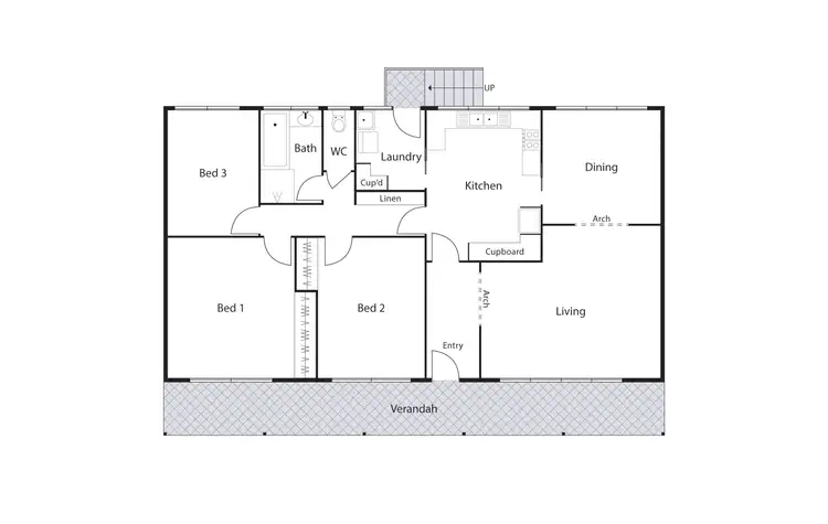 Floorplan of Homely house listing, 55 Baracchi Crescent, Giralang ACT 2617
