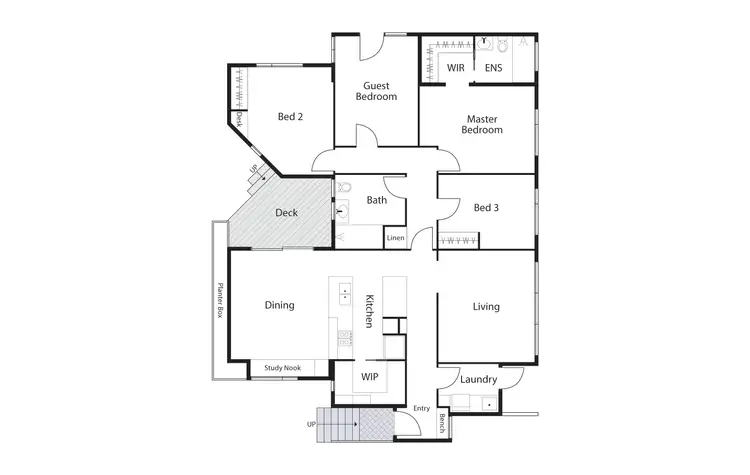 Floorplan of Homely house listing, 10 Ayers Place, Curtin ACT 2605