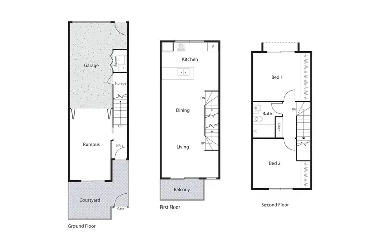Floorplan of Homely townhouse listing, 20/128 Easty Street, Phillip ACT 2606