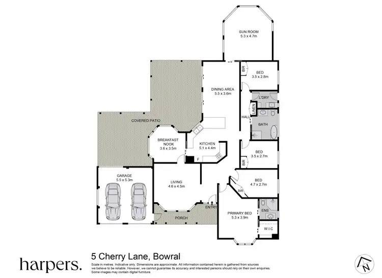 Floorplan of Homely house listing, 5 Cherry Lane, Bowral NSW 2576