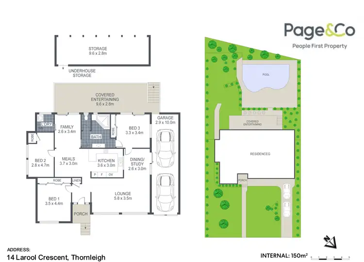 Floorplan of Homely house listing, 14 Larool Crescent, Thornleigh NSW 2120