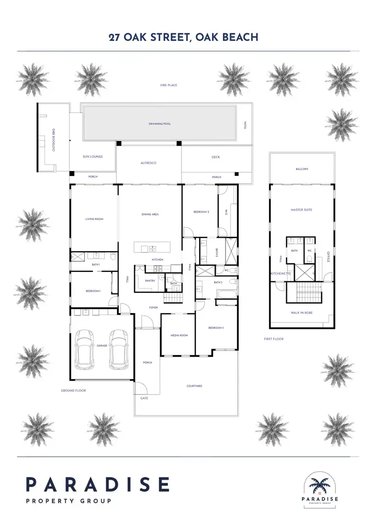 Floorplan of Homely house listing, 27 Oak Street, Oak Beach QLD 4877