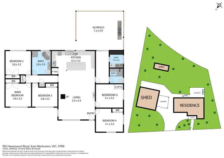 Floorplan of Homely house listing, 150 Hazelwood Road, East Warburton VIC 3799
