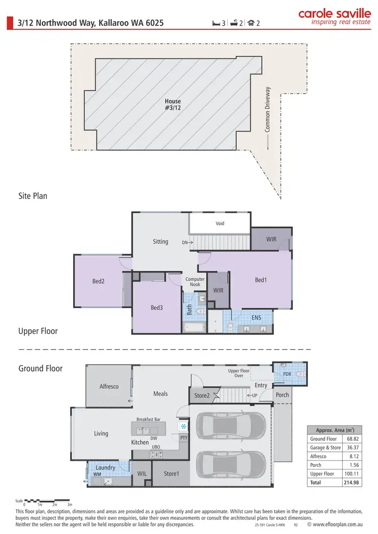 Floorplan of Homely house listing, 3/12 Northwood Way, Kallaroo WA 6025