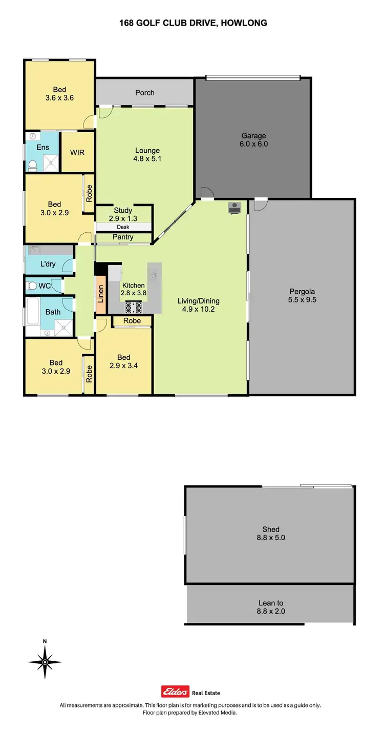 Floorplan of Homely house listing, 168 Golf Club Drive, Howlong NSW 2643