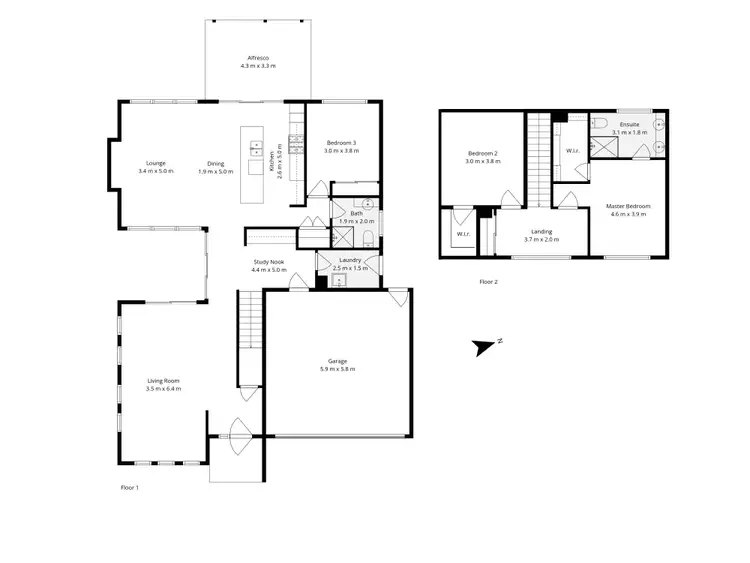 Floorplan of Homely house listing, 1 Yengo Place, Craigieburn VIC 3064