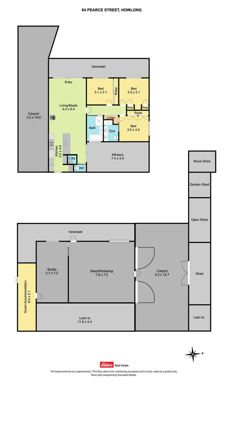 Floorplan of Homely house listing, 64 Pearce Street, Howlong NSW 2643