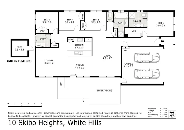 Floorplan of Homely house listing, 10 Skibo Heights, White Hills VIC 3550