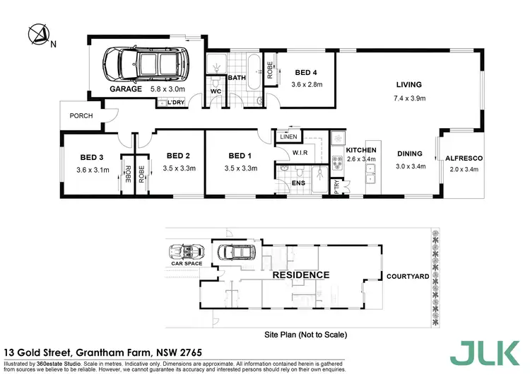 Floorplan of Homely house listing, 13 Gold Street, Grantham Farm NSW 2765