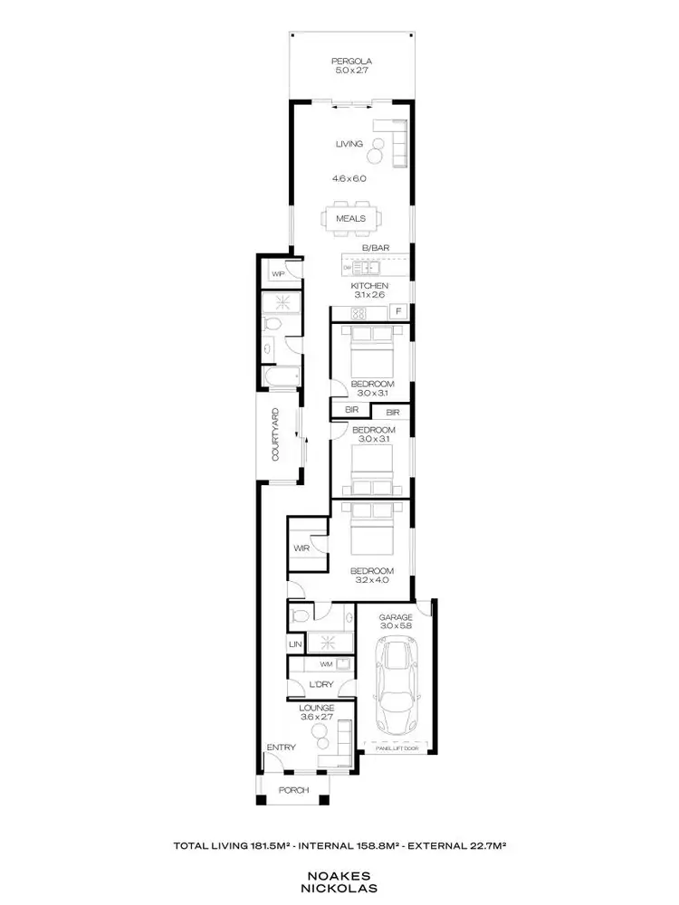 Floorplan of Homely house listing, 25A O'Grady Drive, Para Hills SA 5096