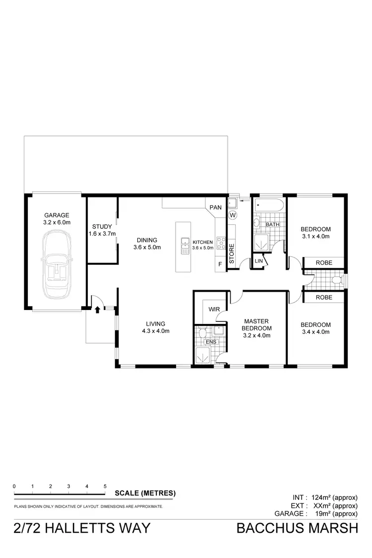 Floorplan of Homely unit listing, 2/72 Halletts Way, Bacchus Marsh VIC 3340