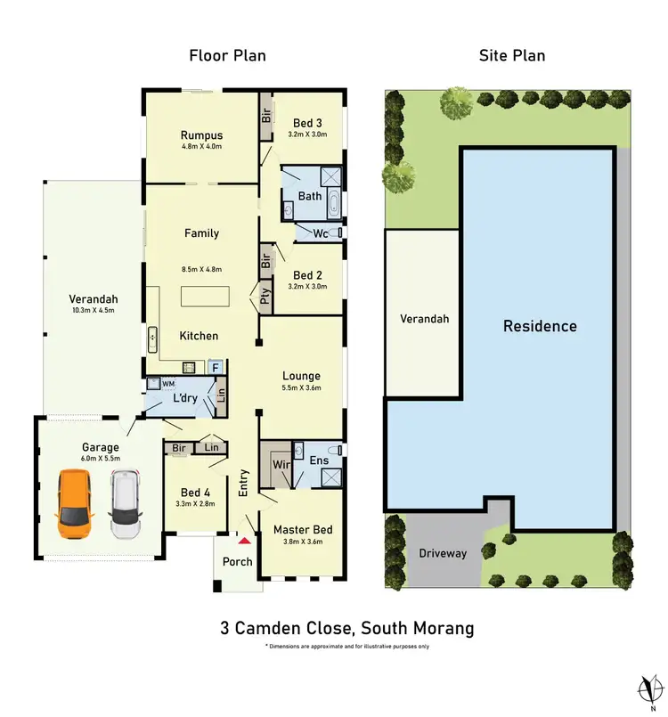 Floorplan of Homely house listing, 3 Camden Close, South Morang VIC 3752
