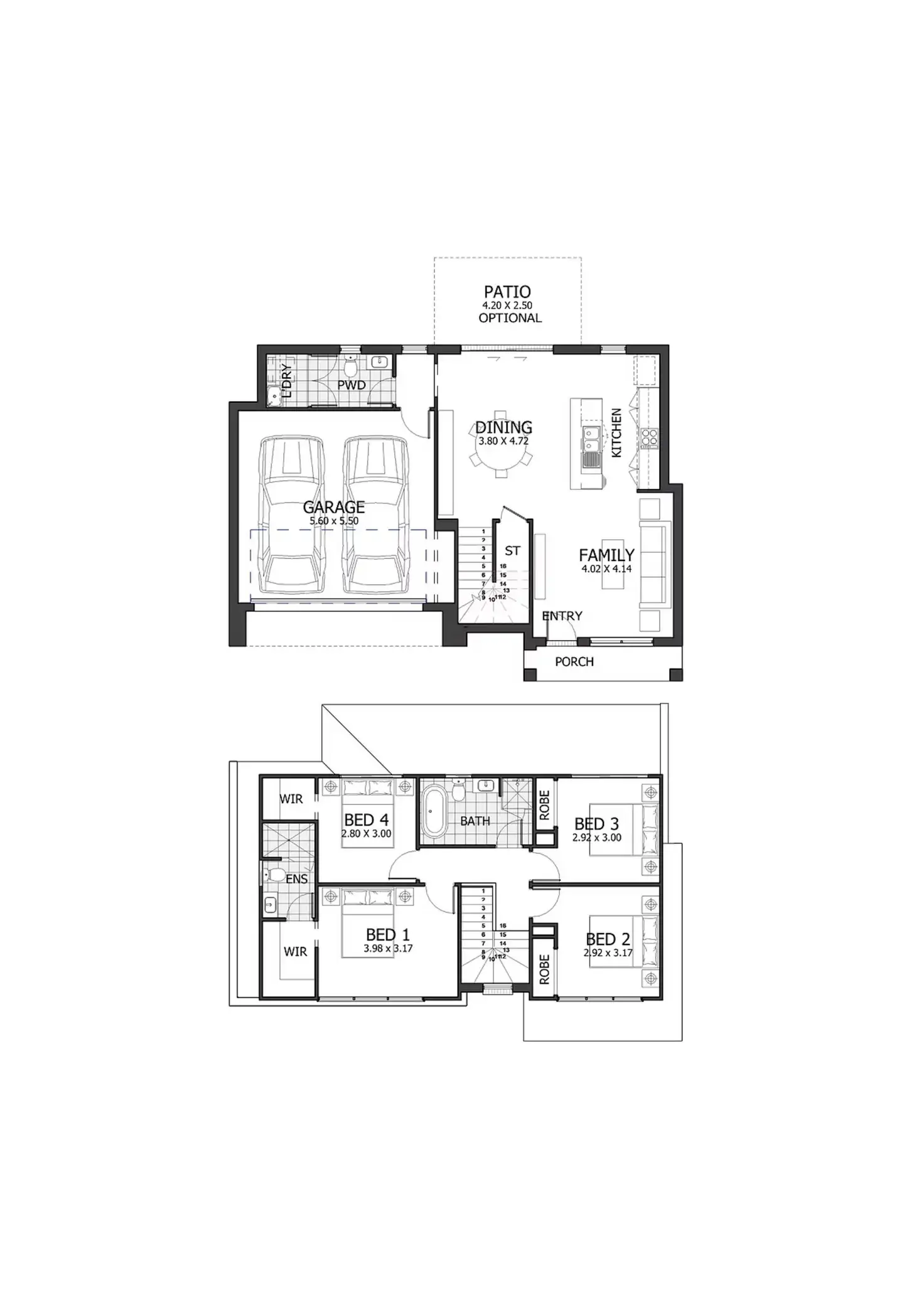 Floorplan of Homely house listing, Lot 7532/36 Henson Way, Box Hill NSW 2765
