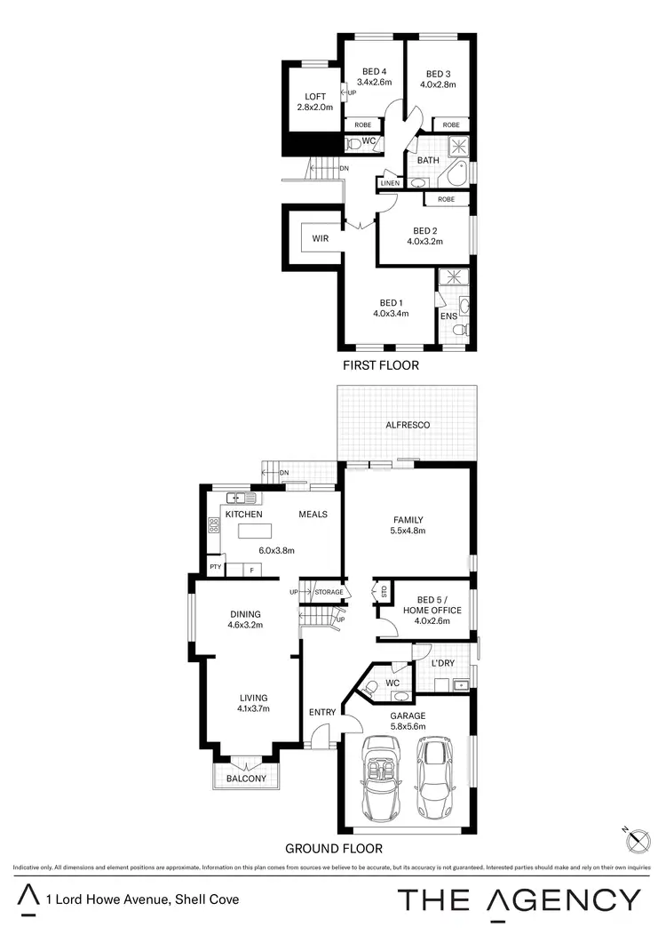 Floorplan of Homely house listing, 1 Lord Howe Avenue, Shell Cove NSW 2529