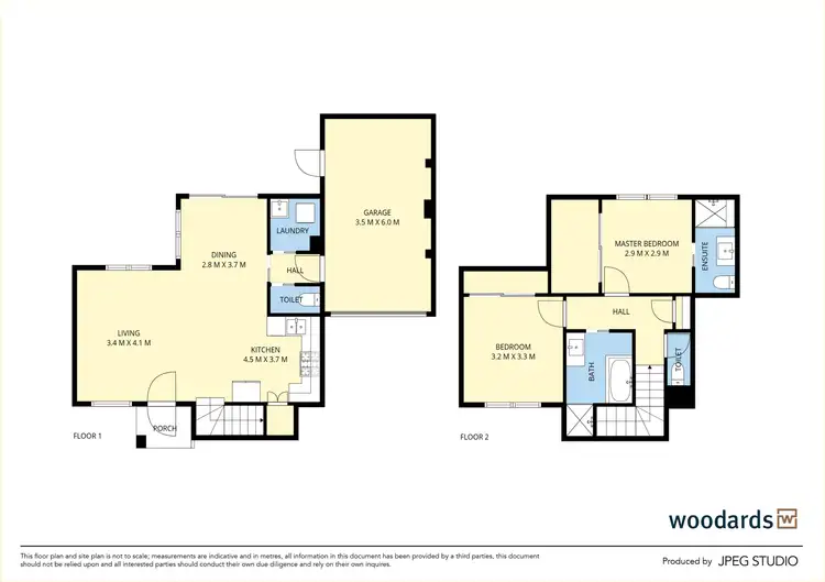 Floorplan of Homely townhouse listing, 2/24 View Street, Glenroy VIC 3046
