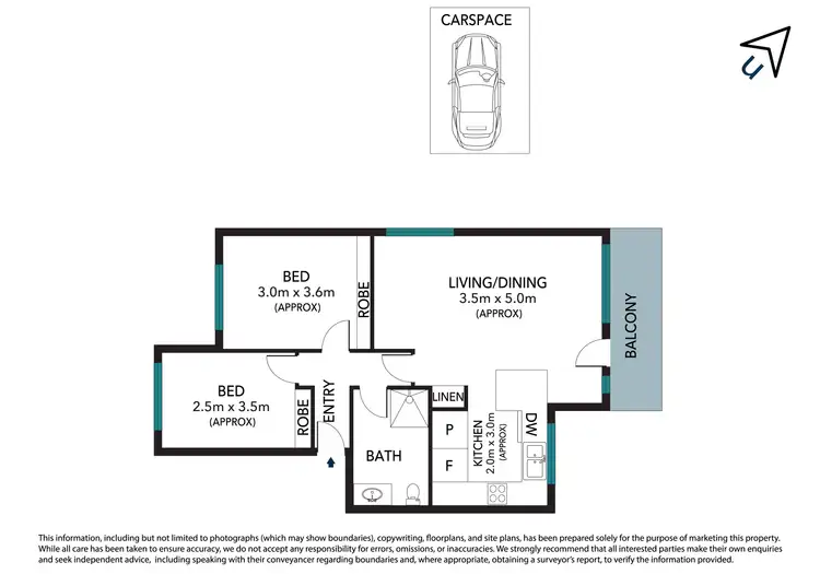 Floorplan of Homely apartment listing, 5/285 Pacific Highway, Charlestown NSW 2290