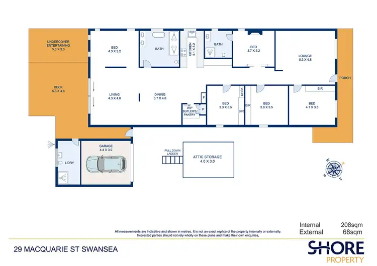 Floorplan of Homely house listing, 29 Macquarie Street, Swansea NSW 2281