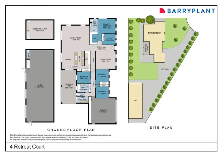 Floorplan of Homely house listing, 4 Retreat Court, Irymple VIC 3498