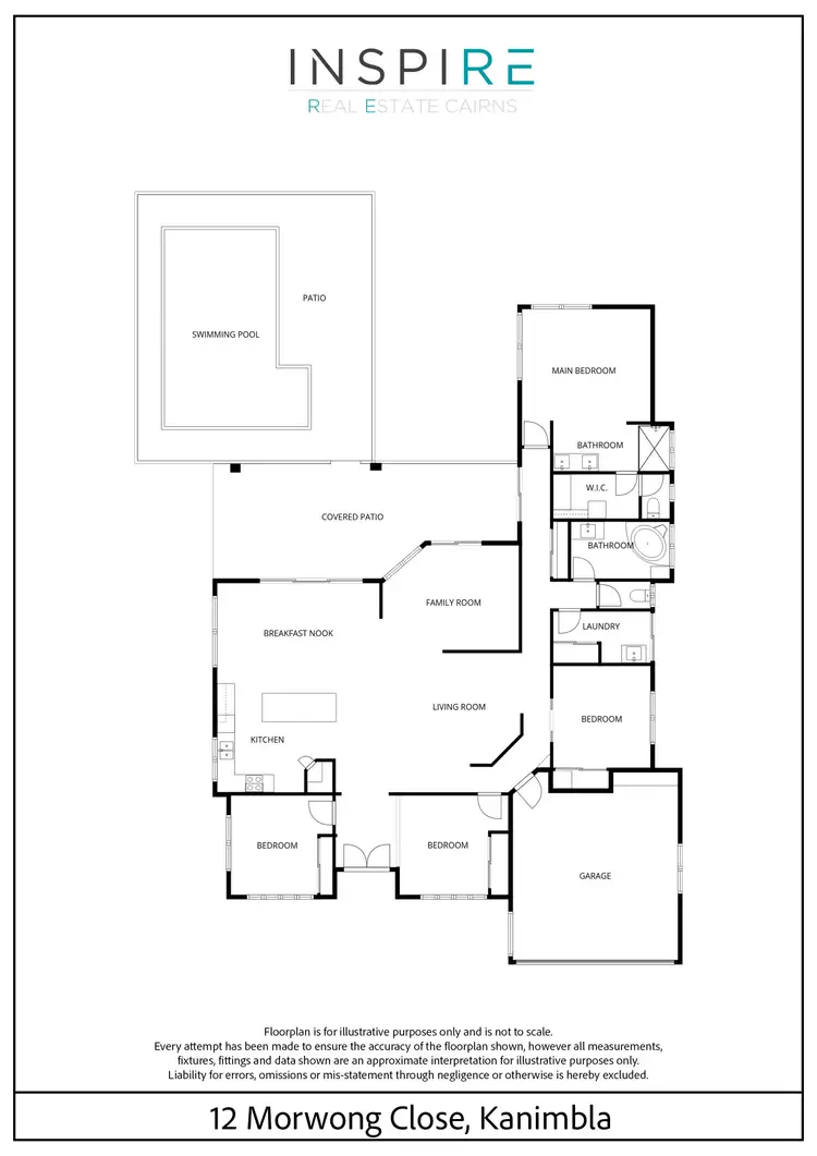 Floorplan of Homely house listing, 12 Morwong Close, Kanimbla QLD 4870