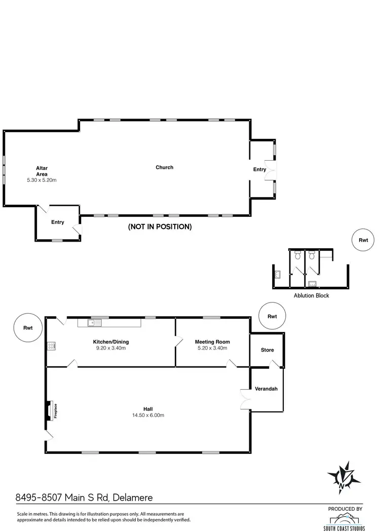 Floorplan of Homely house listing, 8495 Main South Road, Delamere SA 5204