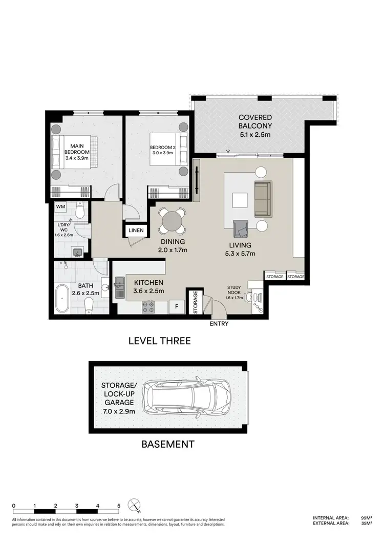 Floorplan of Homely apartment listing, 36/42-48b West Street, Hurstville NSW 2220